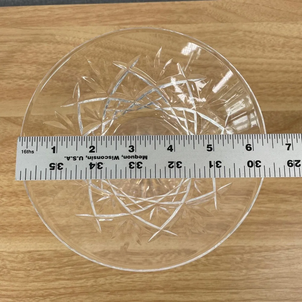 Waterford Crystal Lismore Footed Dessert Bowl 6 Inch Made in Ireland Glassware